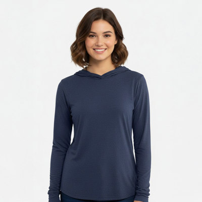 10 Colors - Hoodie Long Sleeve T-Shirt Super Soft Heathered (unisex) With Hood