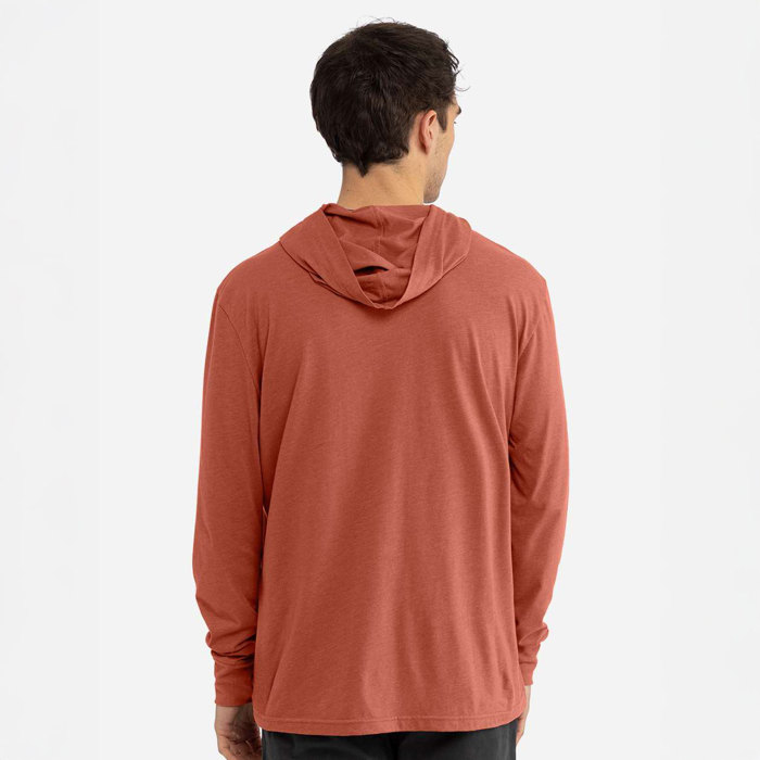 10 Colors - Hoodie Long Sleeve T-Shirt Super Soft Heathered (unisex) With Hood