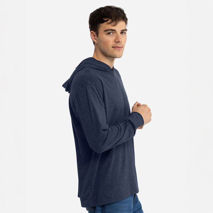 10 Colors - Hoodie Long Sleeve T-Shirt Super Soft Heathered (unisex) With Hood