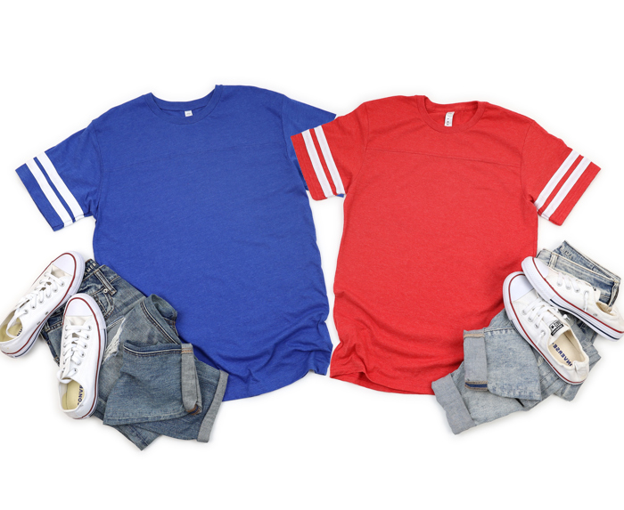 14 Colors Vintage Football Fine Jersey (Unisex) T-Shirt | LAT