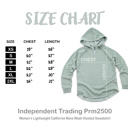  Sweatshirt (Hoodie) Women’s Lightweight California Wave Wash Hooded Sweatshirt