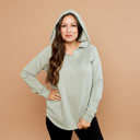  Sweatshirt (Hoodie) Women’s Lightweight California Wave Wash Hooded Sweatshirt