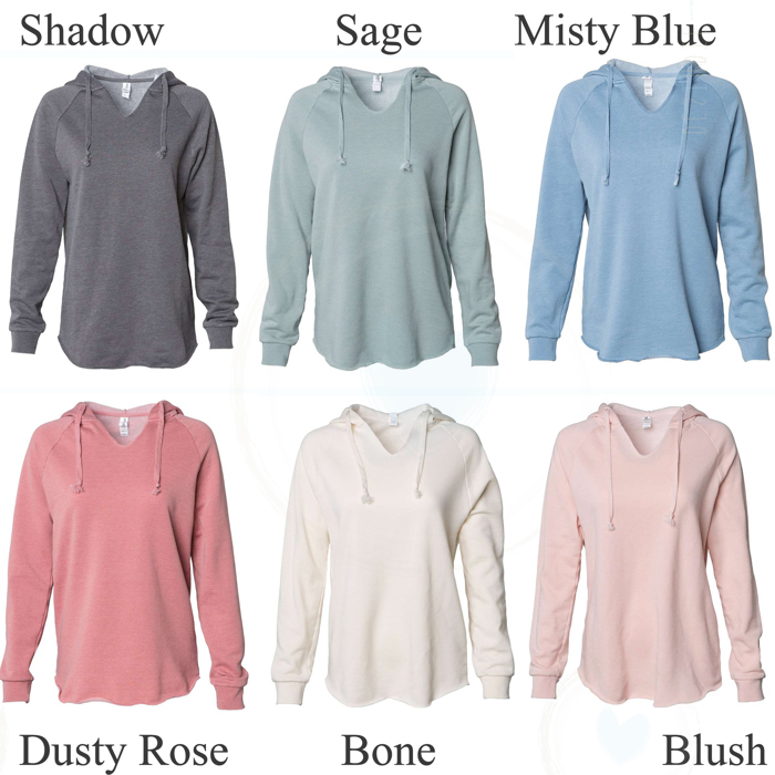 Sweatshirt (Hoodie) Women’s Lightweight California Wave Wash Hooded Sweatshirt