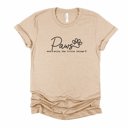  Paws Pause and Enjoy the Little Things Dog Mom Dog Paw Funny Cute | UNISEX Relaxed Jersey T-Shirt for Women Soft Cozy Longer Length Unisex Graphic Tee T-shirt