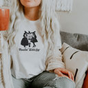  Feelin' Witchy | Enchanted Spirits: A Captivating Coven Celebration Soft Cozy Longer Length Unisex Graphic Tee T-shirt