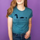  Happinessie Happy Loch Ness Monster Nessie | Soft Unisex T-shirt for Women Soft Cozy Longer Length Unisex Graphic Tee T-shirt