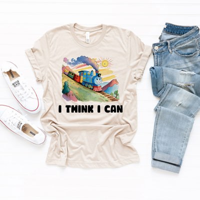 I Think I Can The Little Engine That Could Train Ultra Soft Graphic Tee Unisex Soft Tee T-shirt for Women or Men