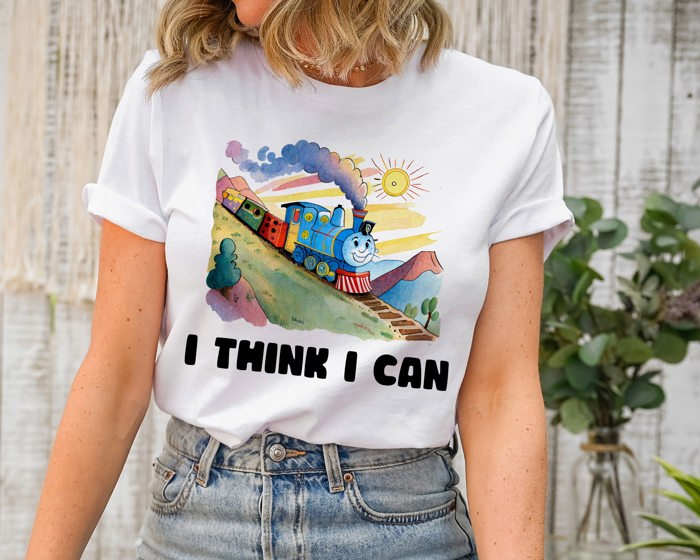 I Think I Can The Little Engine That Could Train Ultra Soft Graphic Tee Unisex Soft Tee T-shirt for Women or Men