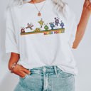  Never Forget 1980's Style Vintage Buds Buddies Soft Cozy Longer Length Unisex Graphic Tee T-shirt