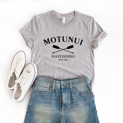 Motunui Wayfinding Soft Cozy Longer Length Unisex Graphic Tee T-shirt