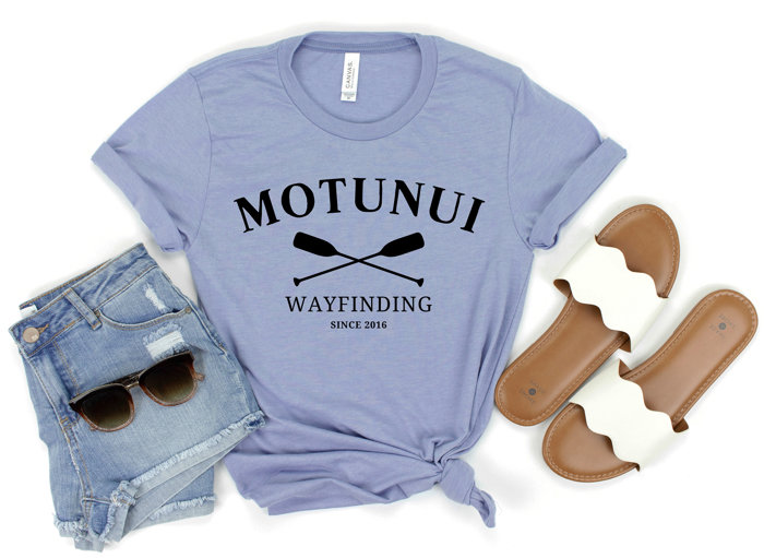 Motunui Wayfinding Soft Cozy Longer Length Unisex Graphic Tee T-shirt