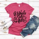  Happily Ever After Fancy Soft Cozy Longer Length Unisex Graphic Tee T-shirt