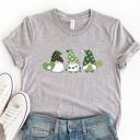  St Patricks Day Gnomes with Clover Patterns T-shirt, Sweatshirt, Longsleeve, or Hoodie