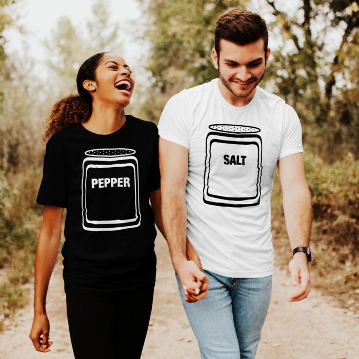 Salt & Pepper Costume Tees Halloween Teams, Staff, Teachers, Parents