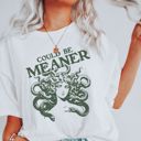  Medusas Witty Comeback - Could Be Meaner on Soft Solid Colors Jersey Tee (Unisex)  Bella Canvas, T-Shirt (Crewneck) 