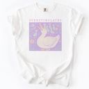  Overstimulated Mama Duck Funny Relatable Mom Humor - Ultra Cozy Heavyweight Tee (Unisex)  Comfort Colors