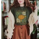  I Will Praise Him In Every Season Folk Art Pumpkins - Cozy Oversized Comfort Colors Crewneck Tee