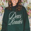  Dear Reader Book Girlie Style - Cozy Drop Shoulder Sweatshirt