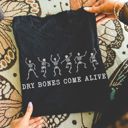  Dry Bones Come Alive Christian Halloween Jesus Style - Soft and Comfy Bella Canvas Tee