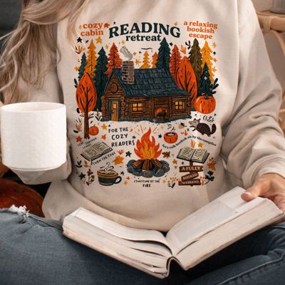 Cozy Reading Retreat Fall Fully Booked Weekend - Cozy Dropshould Sweatshirt