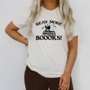  Read More Books Spooky Cute Little Halloween Ghost Reading - Softer Longer Length Bella Canvas