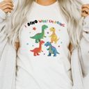  I Dino What Im Doing Funny Dinosaur Pun - Soft Longer Length Bella Canvas Tee