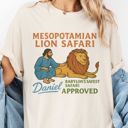  Mesopotamian Lion Safari Funny Bible Christian Shirt Daniel and The Lions Den - T-Shirt (Crewneck) Heavyweight Tee (Unisex) Comfort Colors