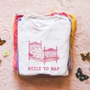  Built To Nap - Funny Mom Life Humor - We were built for this - T-Shirt (Crewneck)  100 Cotton Solid Colors Jersey Tee (Unisex)  Bella Canvas