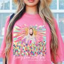  Every Knee Shall Bow Christian Jesus Bible Inspired - T-Shirt Soft Wash Heavyweight Tee Comfort Colors