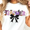  Spooky Teacher Halloween Word - Perfect Comfy Bella Canvas Tee