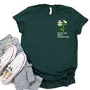  Onto My Next Adventure FAUX Embroidered Daisies - Soft Longer Length Bella Canvas Tee