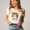 Jingle All The Ways Cats With Christmas Tree - Soft Longer Length Bella Canvas Tee