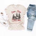  Small Town Christmas Holiday Cheer - Soft Longer Length Bella Canvas Tee