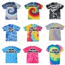  Spooky Purple Bow Tie Dyed Hallween Fall Bats and Ghosts - 100 Percent Cotton Goodness T-Shirt