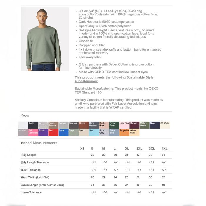 Gingerbread Couple In A Row Christmas Style - Drop Shoulder Super Softstyle Midweight Crewneck Sweatshirt