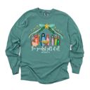  Greatest Gift of All Christ Centered Christmas Nativity - Long Sleeve (Heavyweight)  (Unisex) Comfort Colors