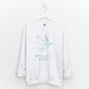  Peace On Earth Christmas Watercolor Dove Christian Inspired - Sweatshirt (Crewneck)  Poly-Cotton Colors (Unisex)  Gildan