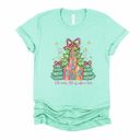  Come Let Us Adore Him Baby Jesus Christmas Little Country Church - Soft and Comfy Bella Canvas T-Shirt
