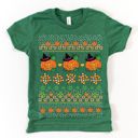  Retro 1980s Halloween Ugly Pattern - T-Shirt (Crewneck)  100 Cotton Solid Colors Jersey Tee (Unisex)  Bella Canvas, T-Shirt (Crewneck)  Poly-Cotton Heathere
