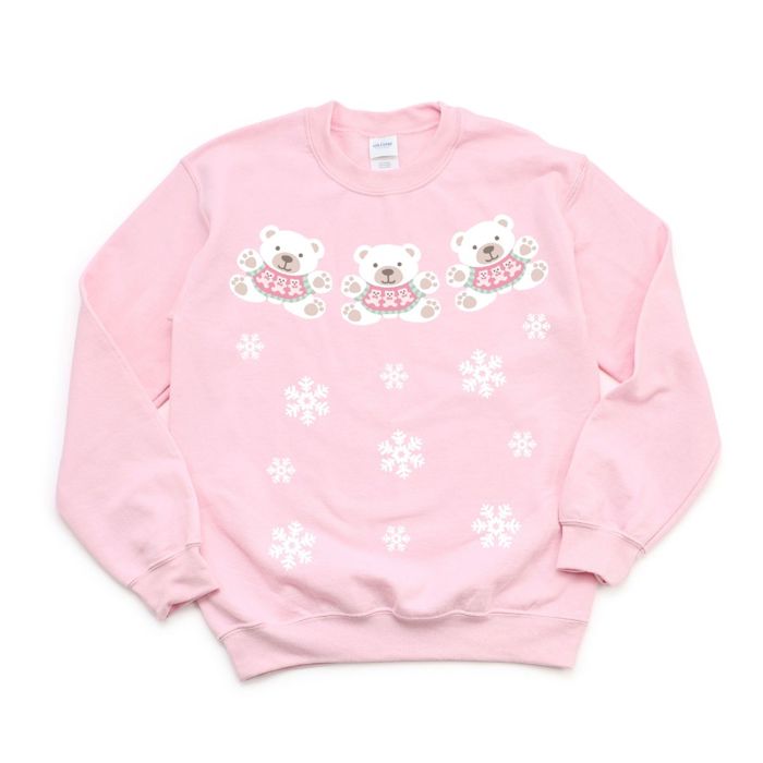 Cute Vintage 1990s Style Teddy Bear Designs - Comfy Drop Shoulder Sweatshirt