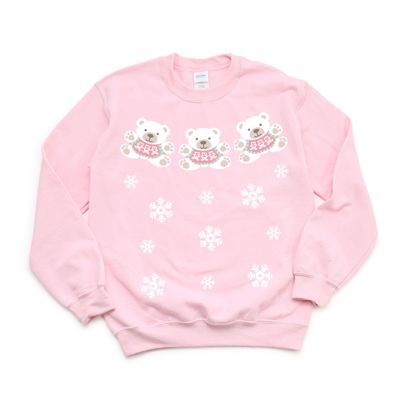 Cute Vintage 1990s Style Teddy Bear Designs - Comfy Drop Shoulder Sweatshirt