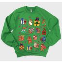  Vintage Gift Teddies Christmas Teddy Bears - Comfy Drop Shoulder Sweatshirt