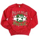  Total Throwback!  - 1990's PRINTED Christmas Teddy Bear Sweatshirts - Sweatshirt (Crewneck)  Poly-Cotton Colors (Unisex)  Gildan