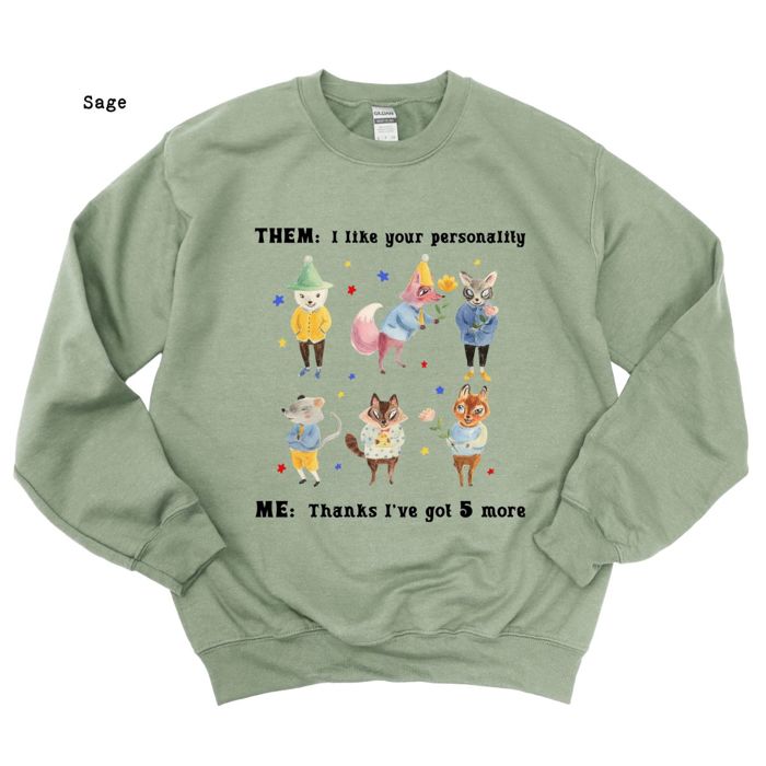 Relatable Graphic Pullovers With A Touch Of Whimsy - Perfect Comfy Sweatshirt