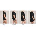  Black Floral Whimsical Print - T-Shirt (Crewneck)  100 Cotton Heavyweight Tee (Unisex)  Comfort Colors