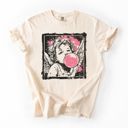  Bubblegum Cupid Valentines Day  - T-Shirt (Crewneck)  100 Cotton Heavyweight Tee (Unisex)  Comfort Colors