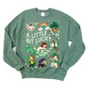  A Little Bit Lucky St Patricks Day  - Sweatshirt, T-shirt, or Longsleeve
