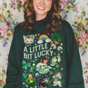  A Little Bit Lucky St Patricks Day  - Sweatshirt, T-shirt, or Longsleeve