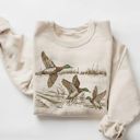  Mallard Duck Pond Nature Inspired - Sweatshirt (Crewneck)  Poly-Cotton Colors (Unisex)  Gildan, Unisex Softstyle Midweight Crewneck Sweatshirt