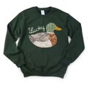  Lucky Ducky FAUX Printed Quilted Duck St Patricks Day - Choose Sweatshirts, T-Shirts or Longsleeves
